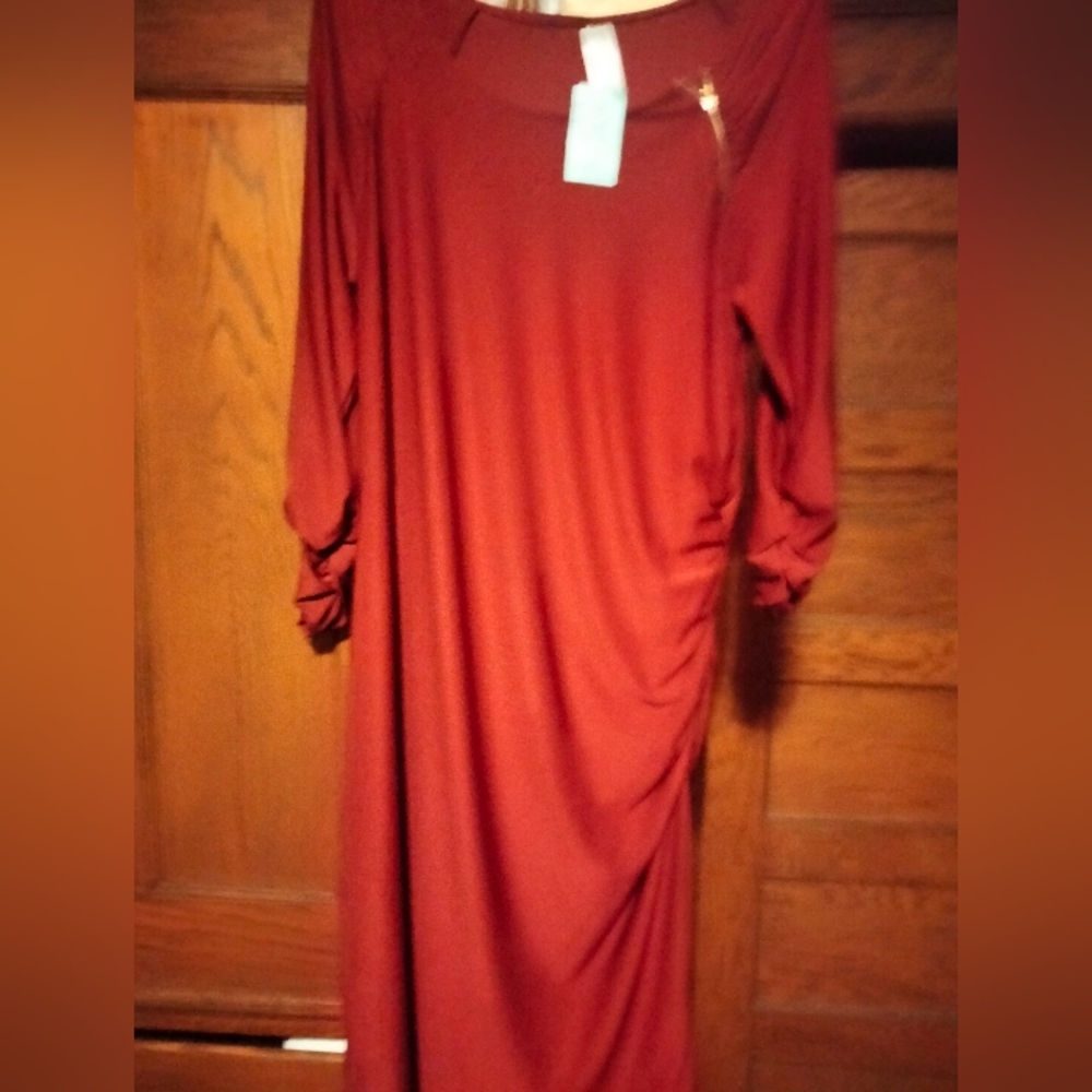 Burgundy Dress